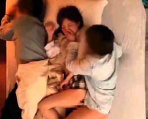 夜這い姦｜友達と一緒に眠る彼女さんを、チンポぶち込んで寝取り強姦する