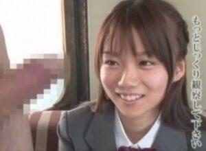 アウロリ×女子校生｜パパ活ですか？中年おじさんの勃起チンポを戸惑いながらフェラしちゃう